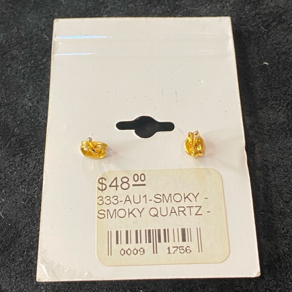 JMARIE Smoky quartz studs - Picture 4 of 10